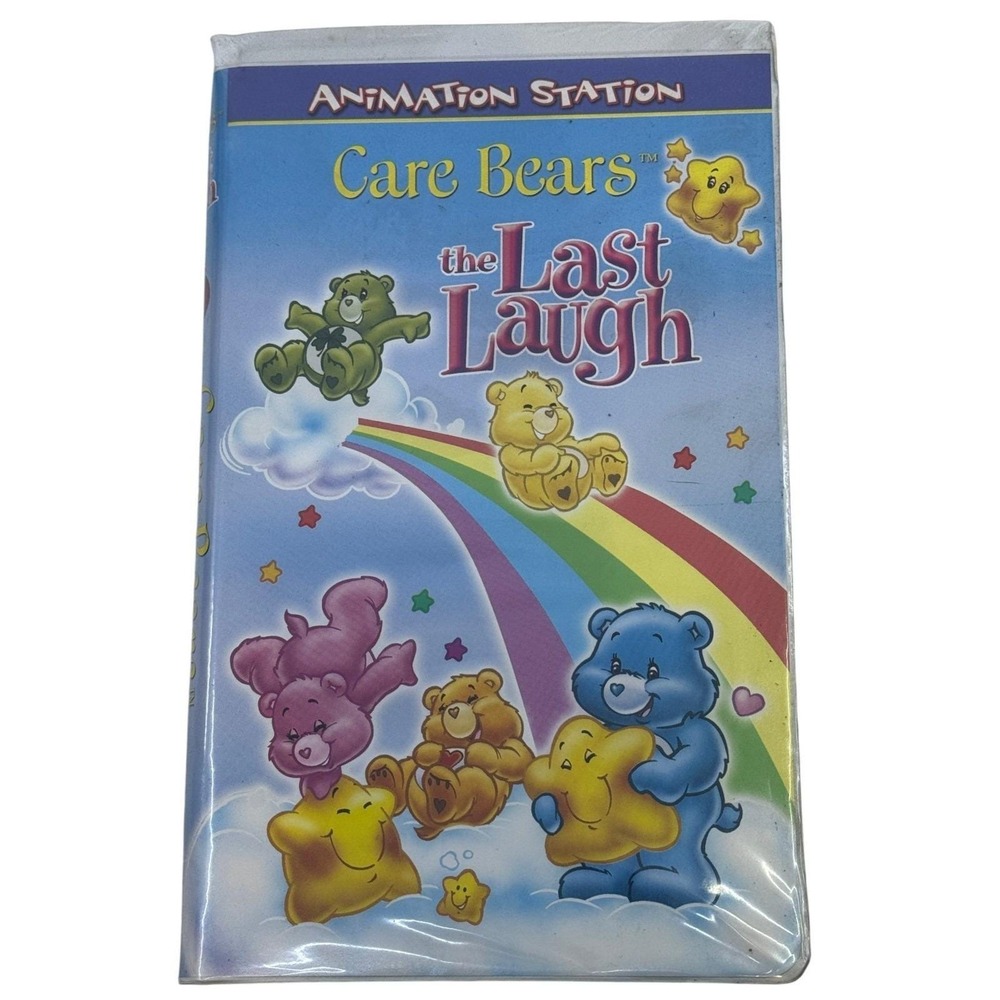 Care Bears The Last Laugh VHS 2003 Sterling Entertainment Animation Station Tape